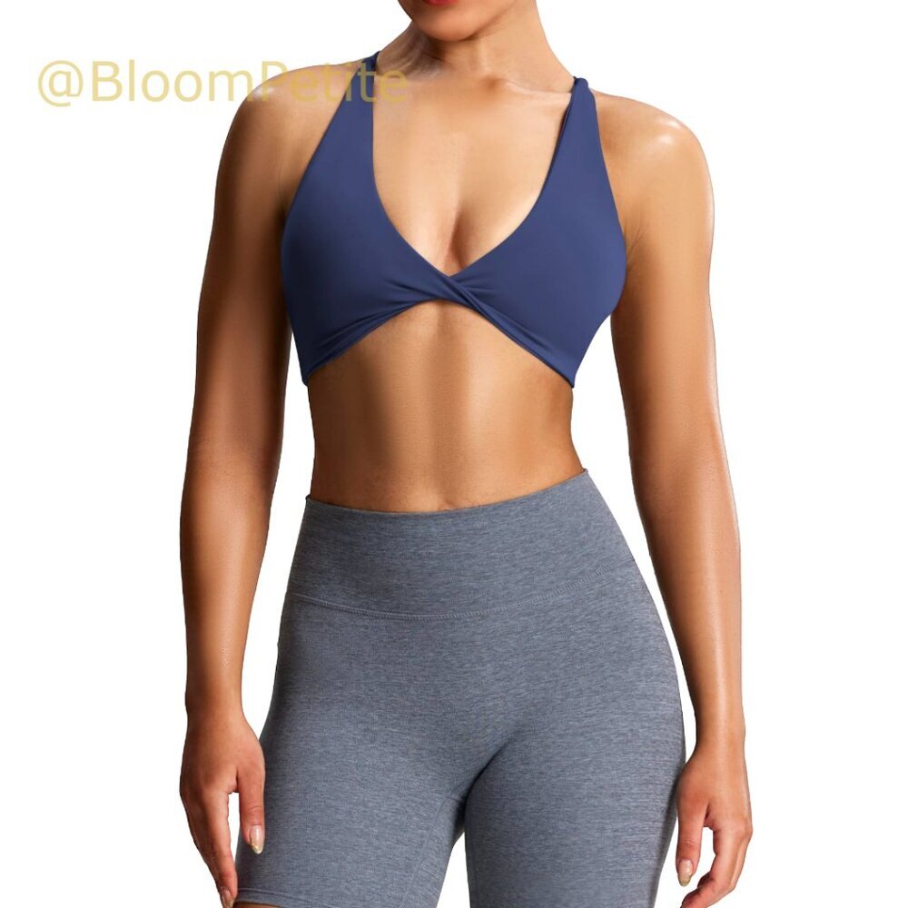 Sports Bra with 75% Nylon 25% Spandex, Full Coverage, Wire Free